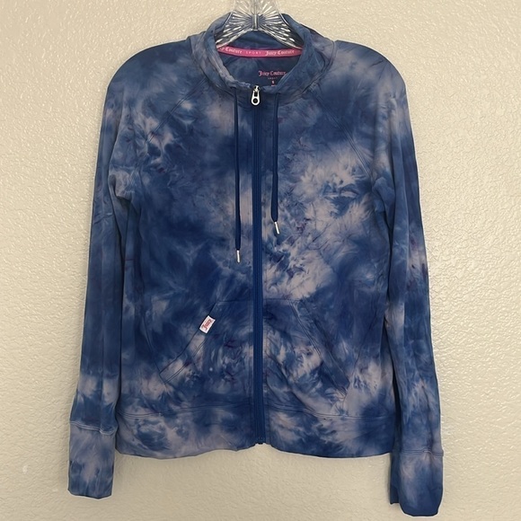 Juicy Couture Women's Nirvana Studio Zip Hoodie Tie Dye - Picture 2 of 6